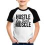 Imagem de Camiseta Raglan Infantil Hustle For That Muscle - Foca na Moda