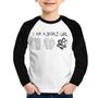 Imagem de Camiseta Raglan Infantil I Am A Simple Girl Manga Longa - Foca na Moda