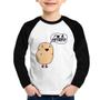 Imagem de Camiseta Raglan Infantil I'm A Potato Manga Longa - Foca na Moda