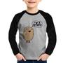 Imagem de Camiseta Raglan Infantil I'm A Potato Manga Longa - Foca na Moda