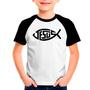 Imagem de Camiseta Raglan Infantil Jesus Gospel Católica Religioso 13