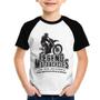 Imagem de Camiseta Raglan Infantil Legend Motorcycle - Foca na Moda