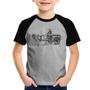 Imagem de Camiseta Raglan Infantil Leiteiro - Foca na Moda