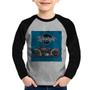 Imagem de Camiseta Raglan Infantil Life on the road Manga Longa - Foca na Moda