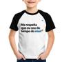 Imagem de Camiseta Raglan Infantil Me respeita que eu sou da época do msn - Foca na Moda