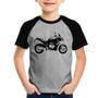 Imagem de Camiseta Raglan Infantil Moto S 1000 XR Art - Foca na Moda