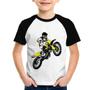 Imagem de Camiseta Raglan Infantil Motocross Jump - Foca na Moda