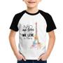 Imagem de Camiseta Raglan Infantil Não me leve a mal, me leve a Paris - Foca na Moda