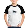 Imagem de Camiseta Raglan Infantil Olho Arte - Foca na Moda