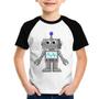 Imagem de Camiseta Raglan Infantil Robozinho - Foca na Moda