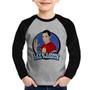 Imagem de Camiseta Raglan Infantil Sheldon Spock Manga Longa - Foca na Moda