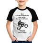 Imagem de Camiseta Raglan Infantil Trilha com o papai - Foca na Moda