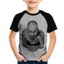 Imagem de Camiseta Raglan Infantil Walter White Tattoo Heisenberg - Foca na Moda