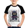 Imagem de Camiseta Raglan Infantil You cat see my ninja moves - Foca na Moda