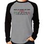 Imagem de Camiseta Raglan It's Only One Down Rest Is Up Manga Longa - Foca na Moda