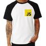 Imagem de Camiseta Raglan JavaScript - Foca na Moda
