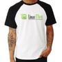 Imagem de Camiseta Raglan Linux Mint - Foca na Moda
