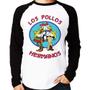 Imagem de Camiseta Raglan Los Pollos Hermanos Manga Longa - Foca na Moda