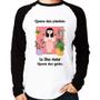 Imagem de Camiseta Raglan Louca das plantas is the new louca dos gatos Manga Longa - Foca na Moda