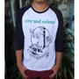 Imagem de Camiseta Raglan Manga 3/4 Masculina City And Colour Folk