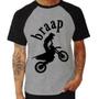 Imagem de Camiseta Raglan Motocross Braap - Foca na Moda