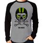 Imagem de Camiseta Raglan Old Skull Motorcycle Manga Longa - Foca na Moda