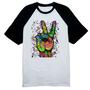 Imagem de Camiseta Raglan Paz e amor grafite