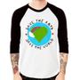 Imagem de Camiseta Raglan Save The Arts Save The World Manga 3/4 - Foca na Moda