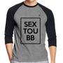 Imagem de Camiseta Raglan Sextou BB Manga 3/4 - Foca na Moda