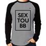 Imagem de Camiseta Raglan Sextou BB Manga Longa - Foca na Moda