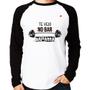 Imagem de Camiseta Raglan Te vejo na barra Manga Longa - Foca na Moda