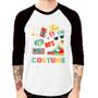 Imagem de Camiseta Raglan This is my 80's costume Manga 3/4 - Foca na Moda