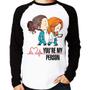 Imagem de Camiseta Raglan You're My Person Manga Longa - Foca na Moda