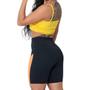 Imagem de Camiseta Regata Dry Fit MALHA FRIA  POLIAMIDA + Short Leg Legging REDINHA Conjunto Fitness 549