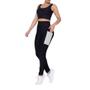 Imagem de Camiseta REGATA DRY FIT Tecido Furadinho + Calça LEG LEGGING BOLSOS Conjunto Fitness Feminino 632