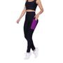 Imagem de Camiseta REGATA DRY FIT Tecido Furadinho + Calça LEG LEGGING BOLSOS Conjunto Fitness Feminino 632