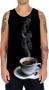 Imagem de Camiseta Regata Estampas Eu amo Café Coffee Grãos Arte HD 19