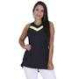 Imagem de Camiseta regata feminina fitness recortes tapa bumbum orbis