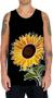 Imagem de Camiseta Regata Flor do Sol Girassol Natureza Amarela HD 9