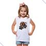 Imagem de Camiseta Regata Infantil Leão Skatista Skate Sk8 Safari Amimal Estimação