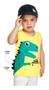 Imagem de Camiseta Regata Infantil Menino Menina Dinossauro Tam Rn A 3