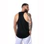 Imagem de Camiseta Regata Masculina Cavada Oversized Longline Preta