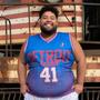 Imagem de Camiseta Regata Plus Size Masculina Basquete Dry Fit Extra Grande Detroit