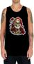 Imagem de Camiseta Regata Tshirt Natal Festa Papai Noel Caveira Dark 4