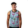 Imagem de Camiseta Regata Verão Estilo Moda Praia Flamingo Cartoon Natal 1841