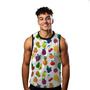 Imagem de Camiseta Regata Verão Estilo Moda Praia Frutas Cartoon Funny Colorido 878