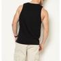 Camiseta Regata Verão Estilo Moda Praia Linhas Cartoon Preto Branco 1085 - SMOKE Imagem de Camiseta Regata Verão Estilo Moda Praia Linhas Cartoon Preto Branco 1085