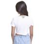 Imagem de Camiseta Retrô Cropped Teen Amofany Decote V Nas Costas  - BRANCO - P