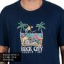 Imagem de Camiseta Rock City Bali Never Stop Riding Azul Marinho