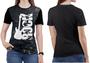 Imagem de Camiseta Rock N Roll Feminina Guitarra blusa Cinza